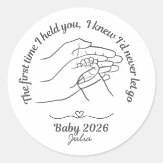 Adesivo Bebê Personalizado 2026 Rosa Nome Personalizado Cl