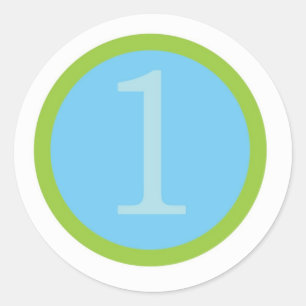 Adesivo Bebé primeiro Brithday