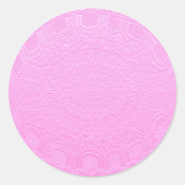 Adesivo Bebê Rosa Folha de Prata Serpeada Estampada (Frente)