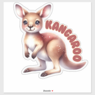 Adesivo Bebê sorridente Kangaroo - Nursery