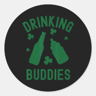 Adesivo Bebendo Buddies Shamrock Beer Da