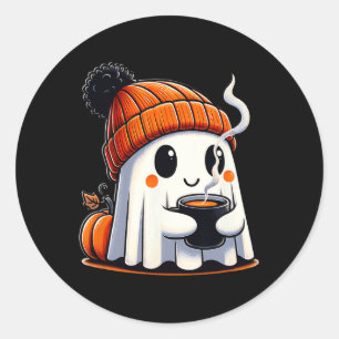 Adesivo Bebendo de Coffee Cute Kawaii
