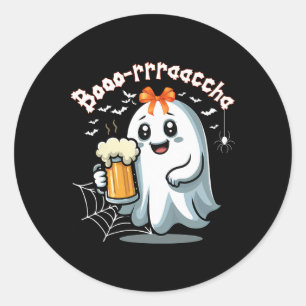 Adesivo Bebendo Fantasma do Dia de as Bruxas engraçado Boo