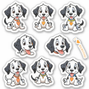 Adesivo Bebês Dalmatianos - Artigos de papelaria