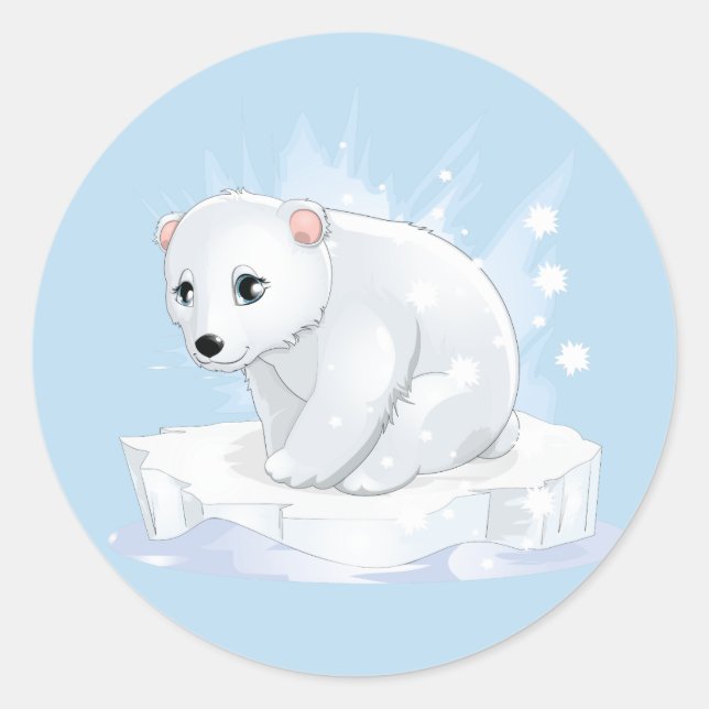 Adesivo Bebês de Urso Polar (Frente)