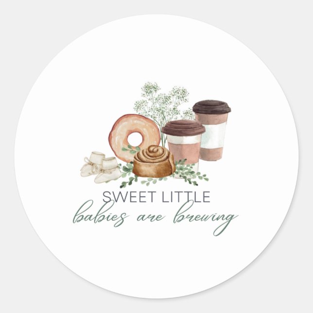 Adesivo Bebês estão se preparando (Frente)