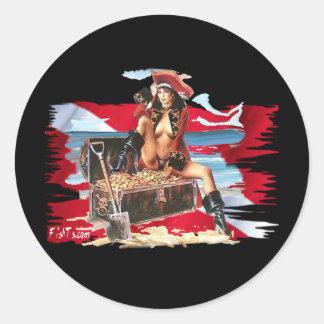 Adesivo Bebês quentes em Bikini