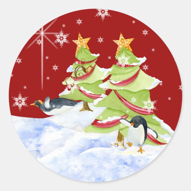 Adesivo Bebês-ursos-polares brancos e brilhantes na Estrel (Frente)