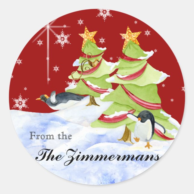 Adesivo Bebês-ursos-polares brancos e brilhantes na Estrel (Frente)