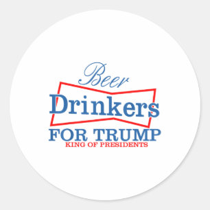 Adesivo Bebidas Bebidas Para Trump King De Presidentes _1