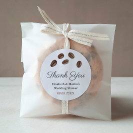 Adesivo Bebidas De Café Com Aquarela Perfeita Obrigado