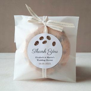 Adesivo Bebidas De Café Com Aquarela Perfeita Obrigado