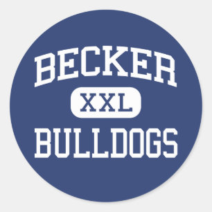 Adesivo Becker - Bulldog - Segundo grau - Becker Minnesota