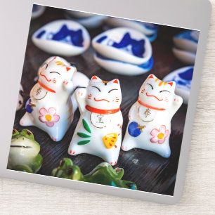 Adesivo Beckoning - figurinos de gatos