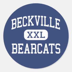 Adesivo Beckville - Bearcats - alto - Beckville Texas