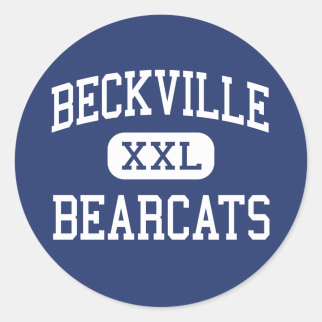 Adesivo Beckville - Bearcats - High - Beckville Texas (Frente)