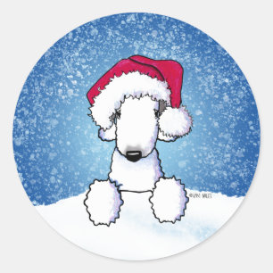 Adesivo Bedlington Christmas