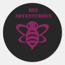 Bee Adventrous Sticker
