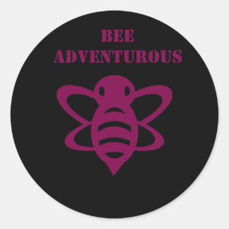 Adesivo Bee Adventrous Sticker