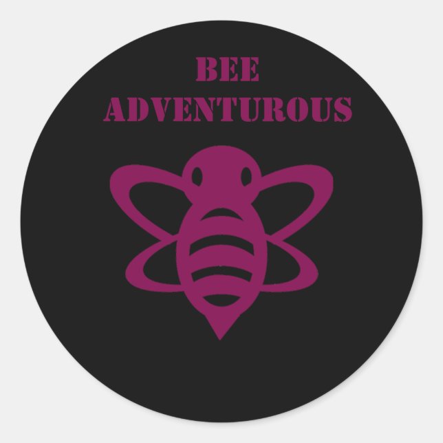 Adesivo Bee Adventrous Sticker (Frente)