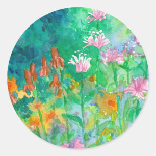 Adesivo Bee Balm Mexicano Hat Herbs Garden