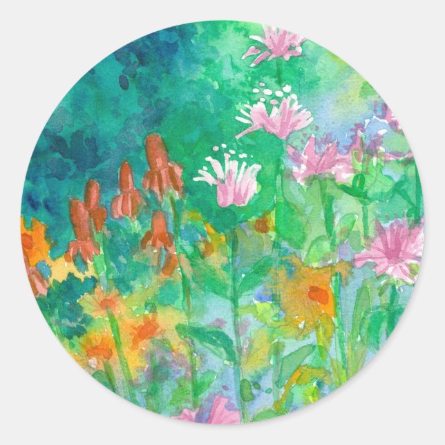 Adesivo Bee Balm Mexicano Hat Herbs Garden (Frente)