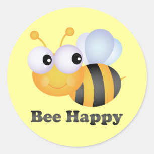 Adesivo Bee Happy