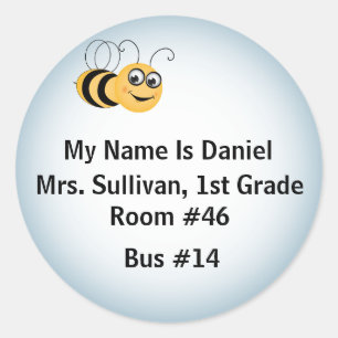Adesivo Bee Nametag