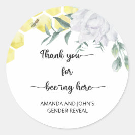 Adesivo Bee obrigado por estar aqui