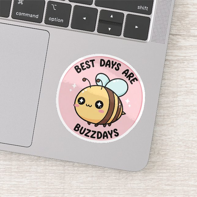 Adesivo Bee Sticker – Cute Kawaii Bumblebee (Detalhe)