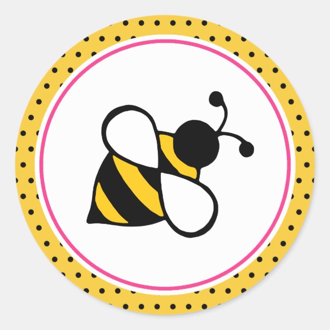 Adesivo Bee Stickers (Frente)