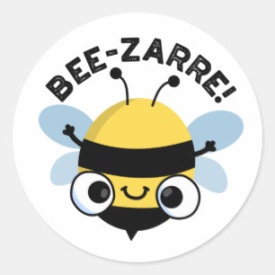 Adesivo Bee zarre Funny Bizarre Bee Pun