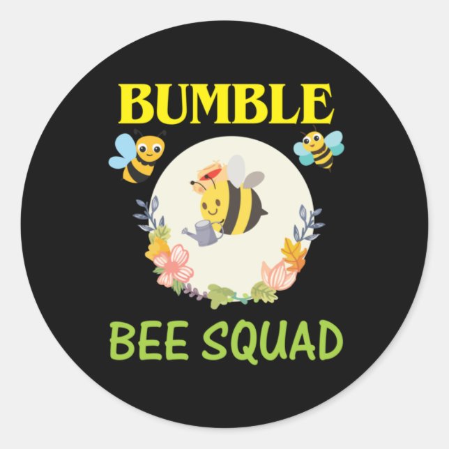 Adesivo Beekeeper Art Bumble Bee Squad (Frente)