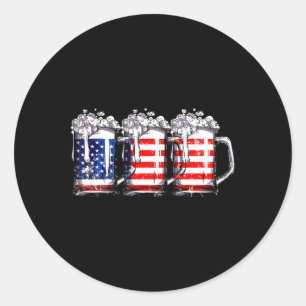 Adesivo Beer American Flag 4 De Julho Men Merica Dr.