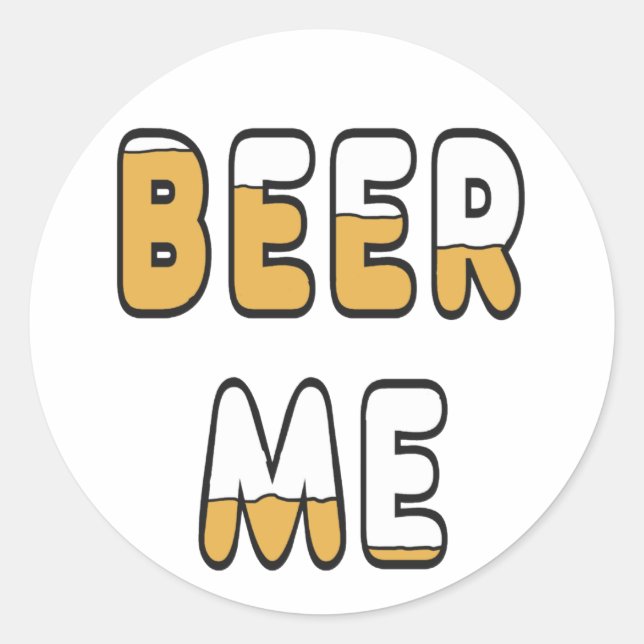 Adesivo Beer Me (Frente)