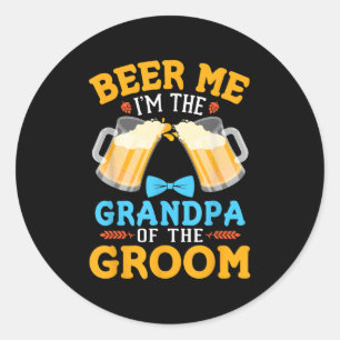 Adesivo Beer Me Sou O Avô Do Casamento Da Noiva Do Groom