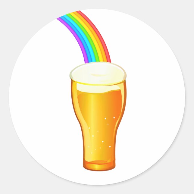 Adesivo Beer Rainbow (Frente)