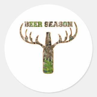 Adesivo Beer Season Hunter Gift Para Hunter