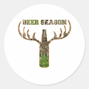 Adesivo Beer Season Hunting Season Gift For Hunter