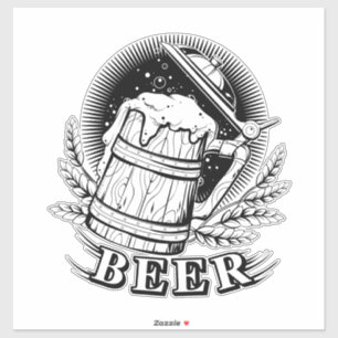 Adesivo Beer Sticker