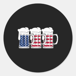 Adesivo Beer U.A Flag Merica Bebendo American Men 4