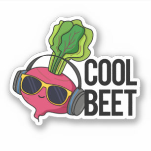 Adesivo Beet Funny Veggie Pun
