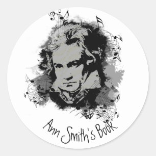 Adesivo Beethoven Classic Music Composer Song-Writer
