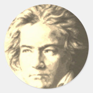 Adesivo Beethoven Na Sepia