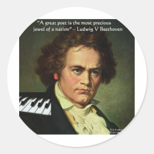 Adesivo Beethoven & Poets/Gems Cote Ofertas Camisetas & Ca