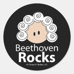 Adesivo Beethoven Rocks Beethoven Sticker 20 Pack