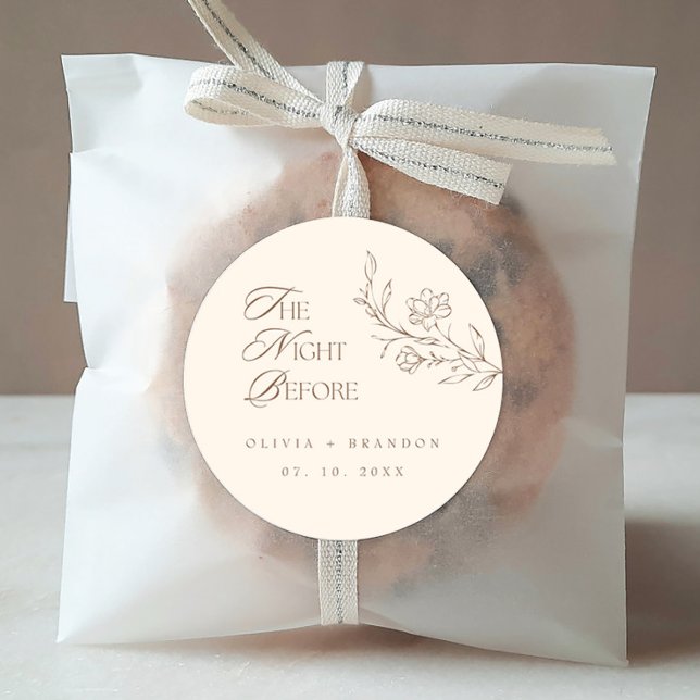 Adesivo Beige Boho Night Antes Do Janta Do Julgamento (Criador carregado)