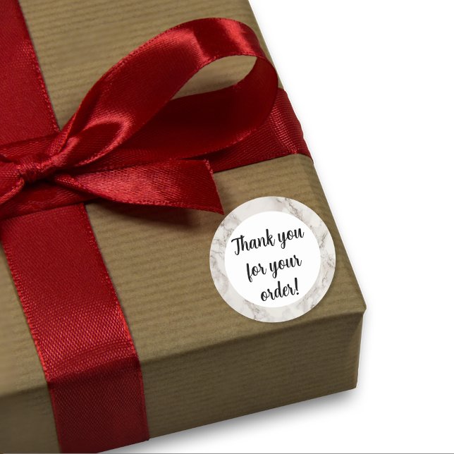 Adesivo Beige Marble Obrigado (Criador carregado)