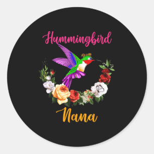 Adesivo Beija-flor nana floral pássaro gravata borboleta a