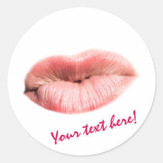 Adesivo Beijar lábios personalizáveis